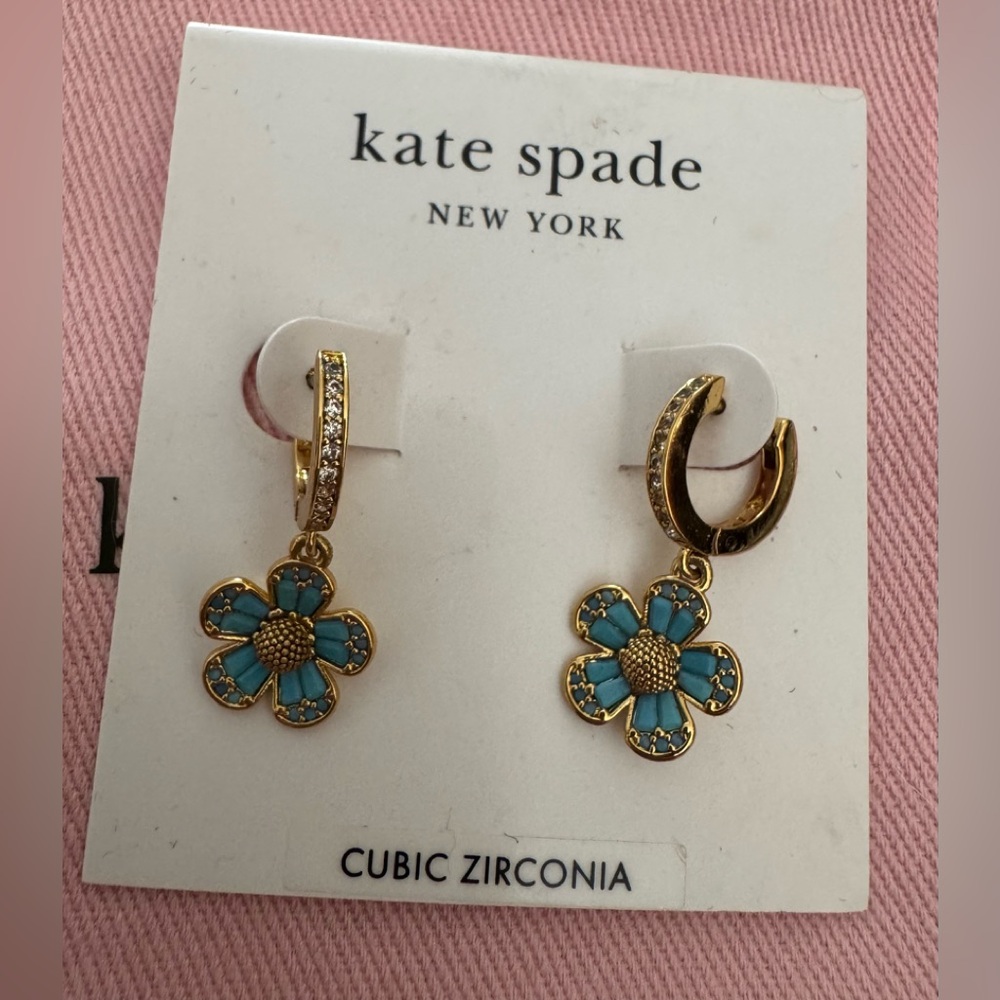 New Kate Spade Fleurette Earrings